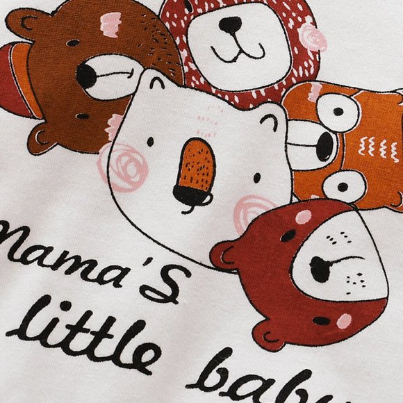 BABY BEAR GRAPHIC HOODIE AND PRINTED JOGGERS SET - Picture 7 of 7